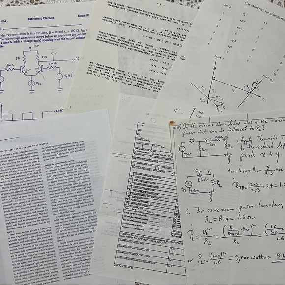 Office Fat Stack Of Vintage Photocopies 1 Poshmark